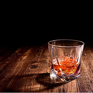300ml  Lead-free old fashioned Glass  for whiskey,wine,juice,water drinking