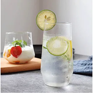 400ml and 450ml Drinking Glass Cup For Milk Coffee And Juice