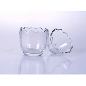 100 200ml  Glass Cup eggshells pudding cup for jelly yogurt desseret cup