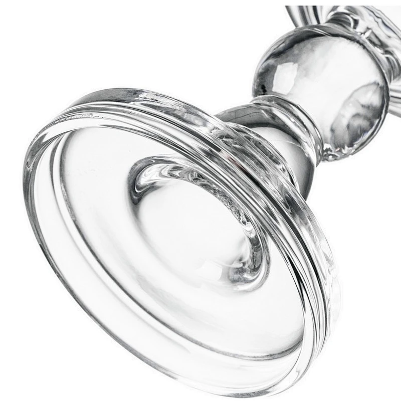 Wedding Decoration Long Stemmed  Glass Candle Holder for home Decoration