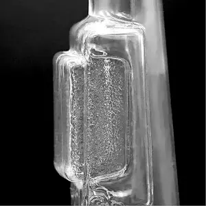Wholesale 500ml 18oz  Pistol Gun Shaped Glass vodka Tequila Brandy Liquor Spirits bottle for sale