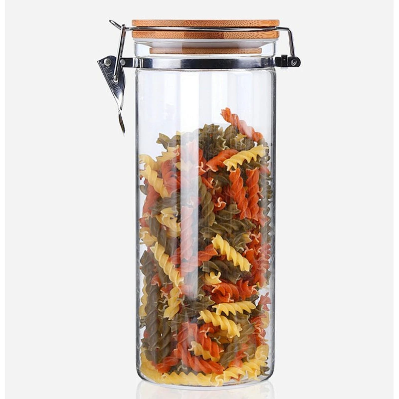 Borosilicate Glass Storage Jar With Clip Lid