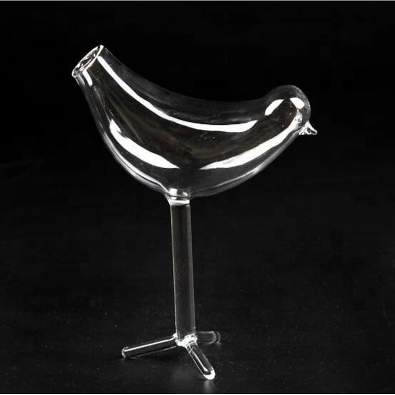 Creative bire modelling glass goblet for wine red wine cocktail