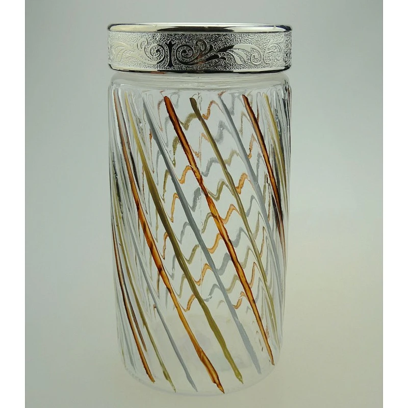 Factory wholesale round Glass storage jars, 8oz 14oz 16oz 500ml glass food container with screw top lid