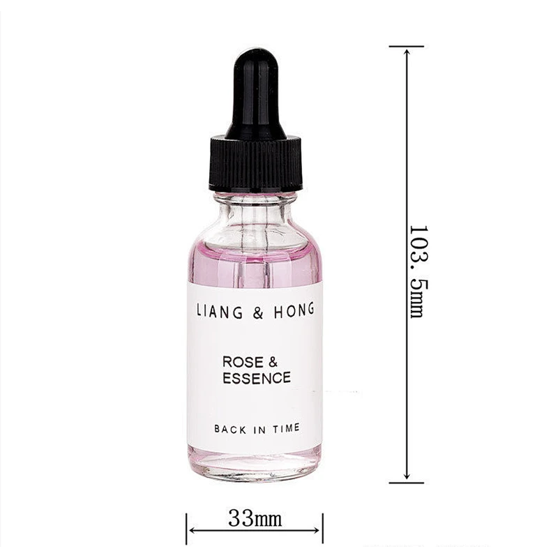 30ml essential oil bottle Transparent Boston Bottle glass dropper  bottle