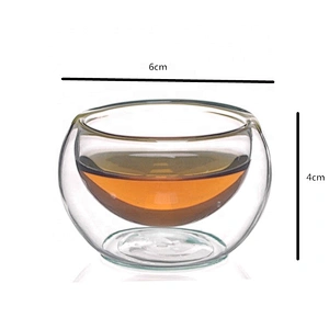 Double Wall 40ml Borosilicate Glass