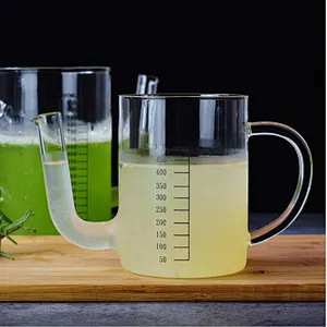 500ml Hot Soup Juice Borosilicate Glass Measuring Cup for Kitchen Glassware