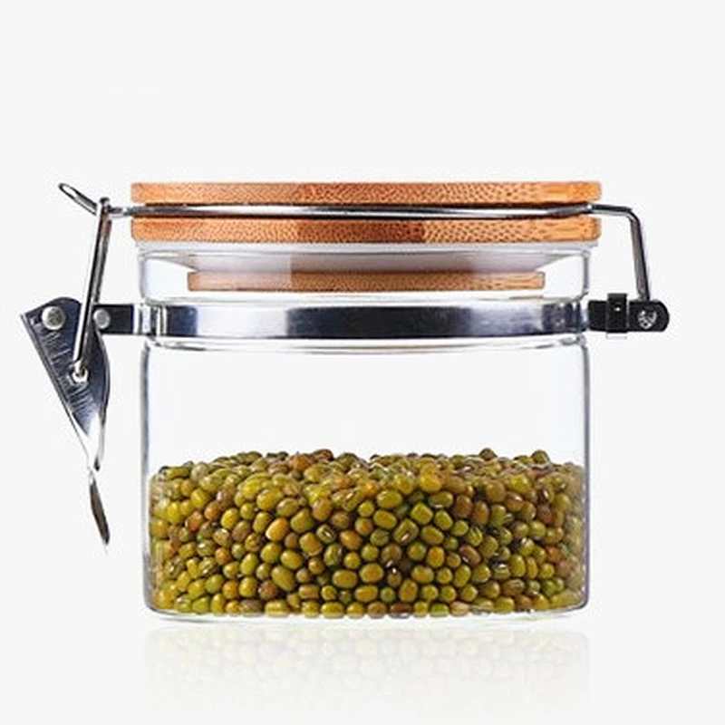 Borosilicate Glass Storage Jar With Clip Lid