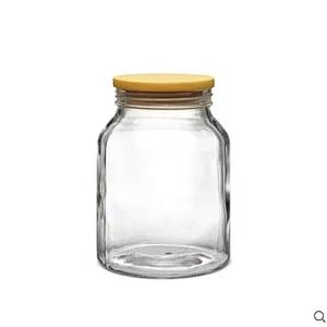 Pyrex Borosilicate Glass Storage Jar With Pine Cover