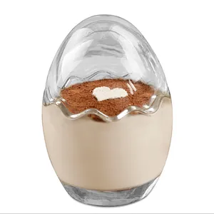 100 200ml  Glass Cup eggshells pudding cup for jelly yogurt desseret cup