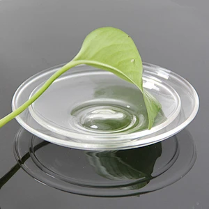 Transparent Borosilicate Glass Teapot Saucer