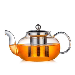 Hot Sale Borosilicatd Glass Teapot with Removable Infuser