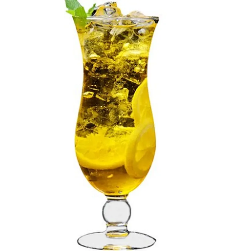 480ml  Crystal Glass Footed  Glass Cocktail iced fruit juice Drinking Cup for Luau Party Bar Wedding