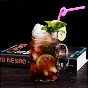 300ml Multiple Styles Glass Mason Jar With lid and handles