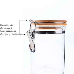 Pyrex Borosilicate Food Snack Cookie Storage Glass Jar with Lid for Kitchen