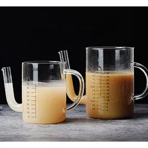 500ml Hot Soup Juice Borosilicate Glass Measuring Cup for Kitchen Glassware