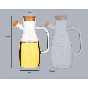 Quality Borosilicate Glass Cruets with Stopper