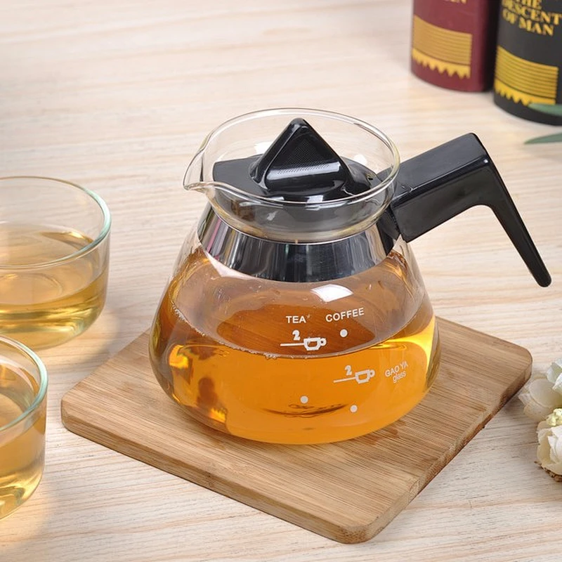 550ml/ 18.6oz Borosilicate Glass Coffee Pot Glass coffee Maker