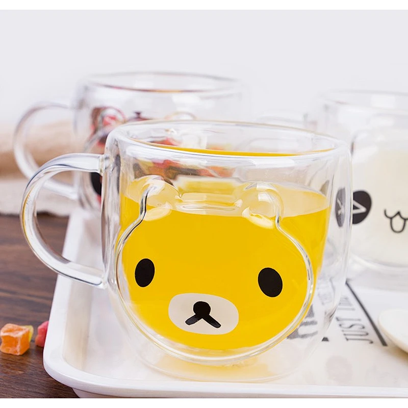 300ml Borosilicate Double Wall Glass Coffee Cup