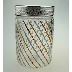 Factory wholesale round Glass storage jars, 8oz 14oz 16oz 500ml glass food container with screw top lid