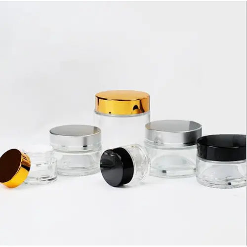 5g10g20g30g50g100g high-grade transparent glass face cream  eye cream  divided into cosmetics bottles