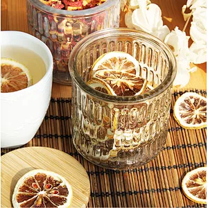 Glass Storage Jar with Silicone Seal Ring & Decorative Design for Food