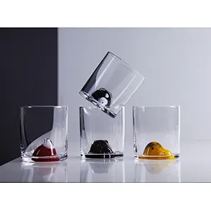 Handcraft Heat-resistant animal shaped double wall glass coffee mug wine cup
