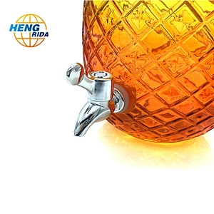 Pineapple shaped wine dispenser