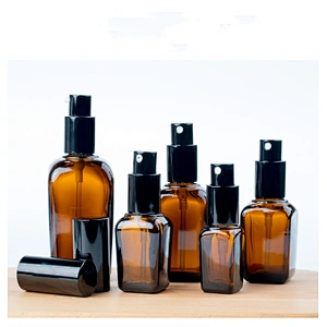 Mini design 10ml amber essential oil glass bottle