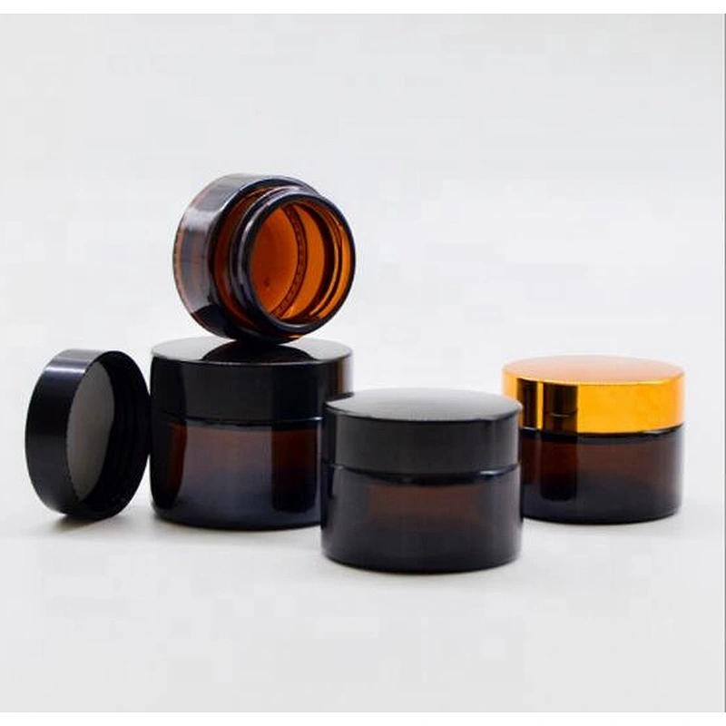 20g30g 50g 100g tawny glass  face cream  cosmetics eye cream bottle