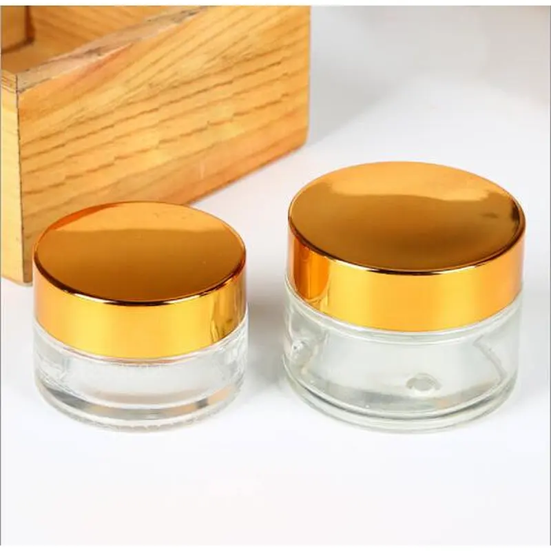 5g10g20g30g50g100g high-grade transparent glass face cream  eye cream  divided into cosmetics bottles