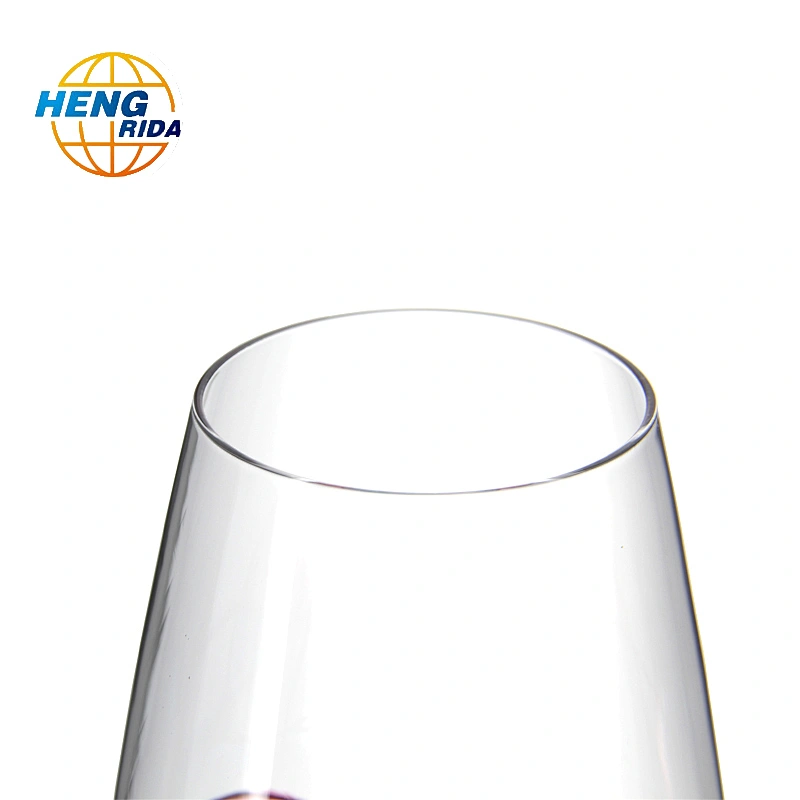 wine glassware with pattern
