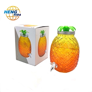 Pineapple shaped wine dispenser