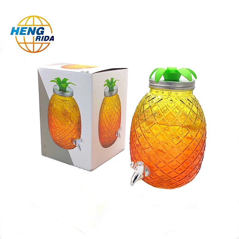 Pineapple shaped wine dispenser
