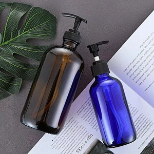 16oz glass spray bottle in amber/blue/clear color