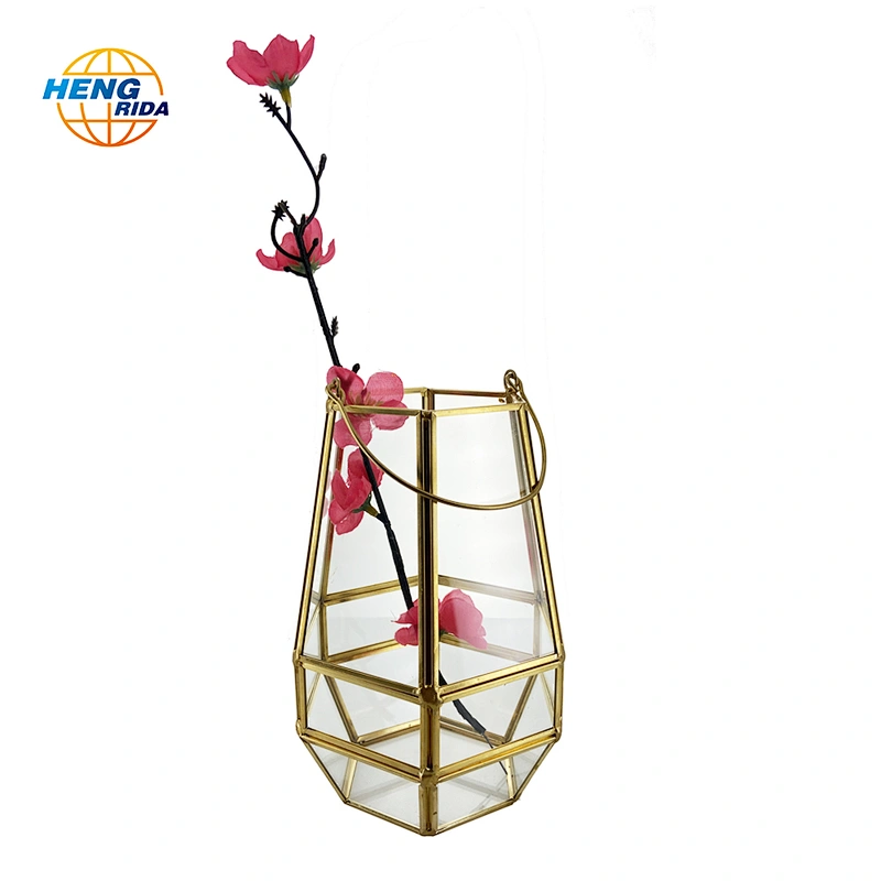 Glass Geometry Terrariums for Decoration or Wedding Centerpiece