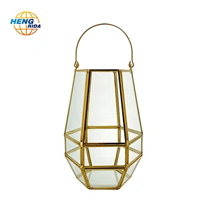 Glass Geometry Terrariums for Decoration or Wedding Centerpiece