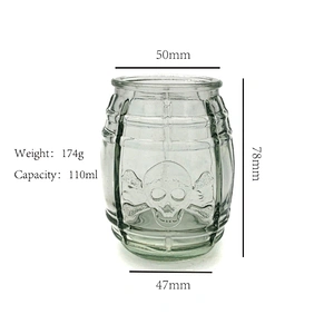 2018 New 110ml Vintage Pirate Shot Glass Drink Cup