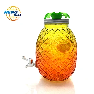 Pineapple shaped wine dispenser