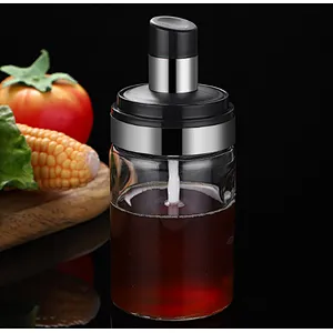 Kitchen spoon cover integral seal moisture-proof borosilicate seasoning jar