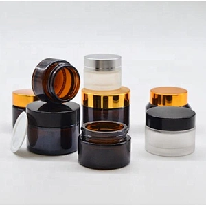 20g30g 50g 100g tawny glass  face cream  cosmetics eye cream bottle