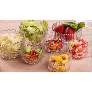 Hot-selling Creative European style Crystal glass storage jar for candy with lid
