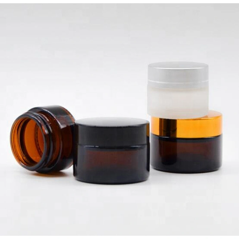 20g30g 50g 100g tawny glass  face cream  cosmetics eye cream bottle