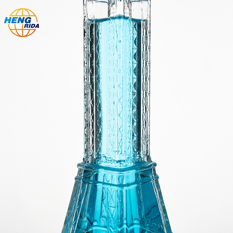 Eiffel Tower-shaped glass bottle Whisky bottle