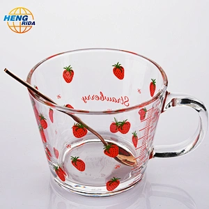 400ML wide bottle coffee glass cup milk glass cup