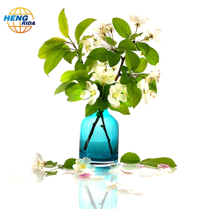 Light blue vase Light blue aromatherapy bottle