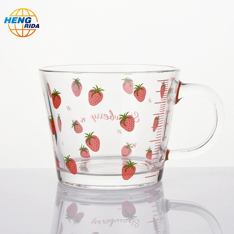 400ML wide bottle coffee glass cup milk glass cup