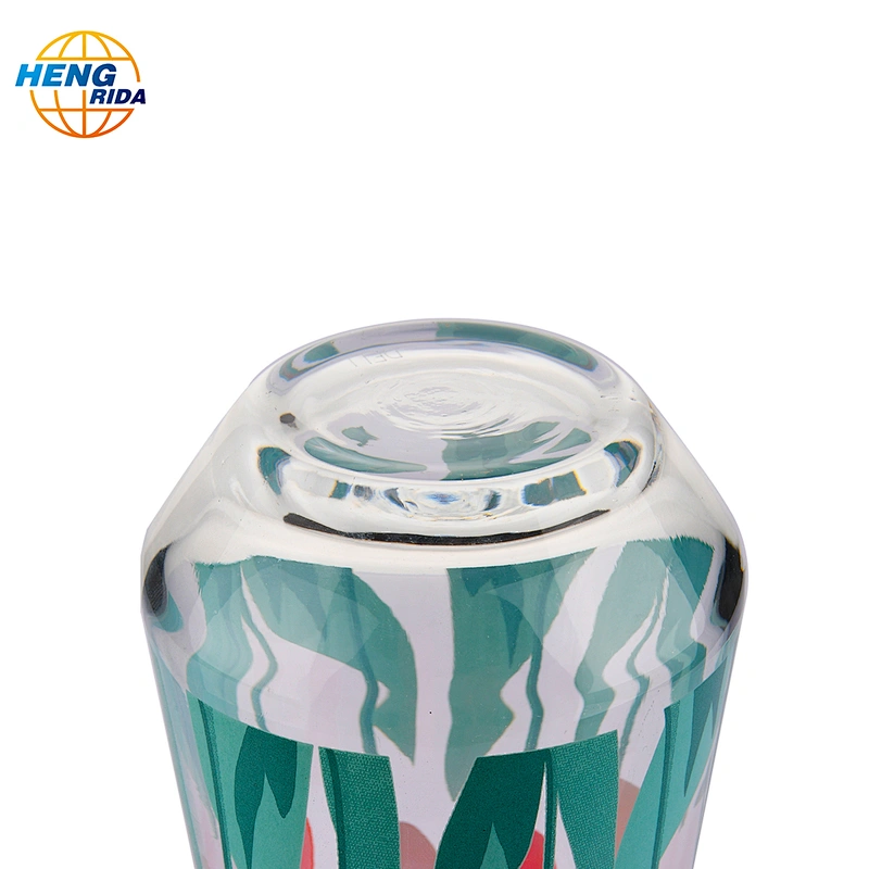 360ml & 400ml Drinking Glass Cup with Tulip Pattern
