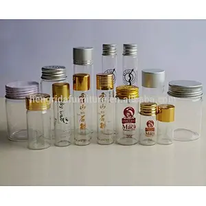 High Quality Borosilicate Glass Bottles with Aluminum Cap