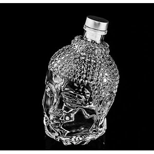 750ml Fashion Unique Shape Vodka Whisky Buddha Head Glass Whiskey Bottle for Alcohol Drinking